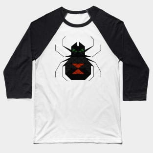Black Widow - Geometric Abstract Baseball T-Shirt